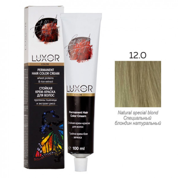12.0 - Специальный блондин  LUXOR Professional 100 мл.