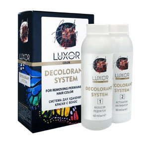 Система  для удаления краски с волос  DECOLORANT SYSTEM LUXOR Professional 